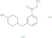 Methyl 3-[(4-aminopiperidin-1-yl)methyl]benzoate dihydrochloride