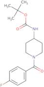 tert-Butyl 1-(4-fluorobenzoyl)piperidin-4-ylcarbamate