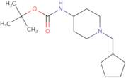 tert-Butyl 1-(cyclopentylmethyl)piperidin-4-ylcarbamate