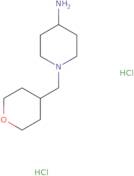 1-[(Tetrahydro-2H-pyran-4-yl)methyl]piperidin-4-amine dihydrochloride