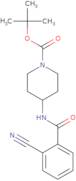 tert-Butyl 4-(2-cyanobenzoylamino)piperidine-1-carboxylate