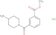 Methyl 3-(4-aminopiperidine-1-carbonyl)benzoate hydrochloride