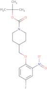 tert-Butyl 4-[(4-fluoro-2-nitrophenoxy)methyl]piperidine-1-carboxylate