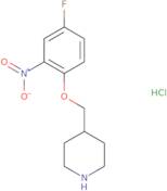 4-[(4-Fluoro-2-nitrophenoxy)methyl]piperidine hydrochloride