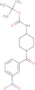 tert-Butyl 1-(3-nitrobenzoyl)piperidin-4-ylcarbamate