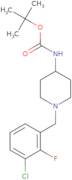 tert-Butyl 1-(3-chloro-2-fluorobenzyl)piperidin-4-ylcarbamate