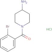 (4-Aminopiperidin-1-yl)(2-bromophenyl)methanone hydrochloride