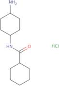 N-(4-Aminocyclohexyl)cyclohexanecarboxamide hydrochloride