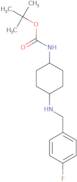 tert-Butyl (1R*,4R*)-4-(4-fluorobenzylamino)cyclohexylcarbamate