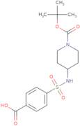 4-[1-(tert-Butoxycarbonyl)piperidin-4-ylaminosulfonyl]benzoic acid