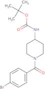 tert-Butyl 1-(4-bromobenzoyl)piperidin-4-ylcarbamate