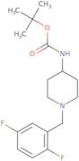 tert-Butyl 1-(2,5-difluorobenzyl)piperidin-4-ylcarbamate