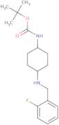 tert-Butyl (1R*,4R*)-4-(2-fluorobenzylamino)cyclohexylcarbamate