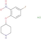 4-(4-Fluoro-2-nitrophenoxy)piperidine hydrochloride