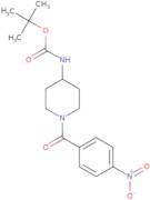 tert-Butyl 1-(4-nitrobenzoyl)piperidin-4-ylcarbamate