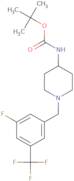 tert-Butyl 1-[3-fluoro-5-(trifluoromethyl)benzyl]piperidin-4-ylcarbamate