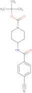 tert-Butyl 4-(4-cyanobenzoylamino)piperidine-1-carboxylate