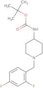 tert-Butyl 1-(2,4-difluorobenzyl)piperidin-4-ylcarbamate