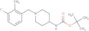 tert-Butyl 1-(3-fluoro-2-methylbenzyl)piperidin-4-ylcarbamate