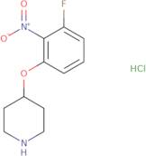 4-(3-Fluoro-2-nitrophenoxy)piperidine hydrochloride