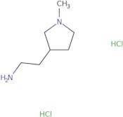 2-(1-Methylpyrrolidin-3-yl)ethan-1-amine dihydrochloride