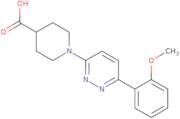 1-[6-(2-Methoxyphenyl)pyridazin-3-yl]piperidine-4-carboxylic acid