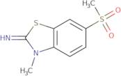 3-Methyl-6-(methylsulfonyl)benzo[D]thiazol-2(3H)-imine