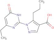 1-(4-Ethyl-6-oxo-1,6-dihydropyrimidin-2-yl)-5-propyl-1H-pyrazole-4-carboxylic acid