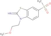 3-(2-Methoxyethyl)-6-(methylsulfonyl)benzo[D]thiazol-2(3H)-imine