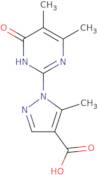 1-(4,5-Dimethyl-6-oxo-1,6-dihydropyrimidin-2-yl)-5-methyl-1H-pyrazole-4-carboxylic acid