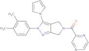 [2-​(3,​4-​Dimethylphenyl)​-​2,​6-​dihydro-​3-​(1H-​pyrrol-​1-​yl)​pyrrolo[3,​4-​c]​pyrazol-​5(4H)…