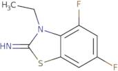 3-Ethyl-4,6-difluorobenzo[D]thiazol-2(3H)-imine