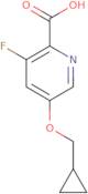 5-(Cyclopropylmethoxy)-3-fluoropyridine-2-carboxylic acid