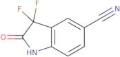 3,3-Difluoro-2-oxo-2,3-dihydro-1H-indole-5-carbonitrile