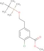 Methyl 5-(2-((tert-butyldimethylsilyl)oxy)ethyl)-2-chlorobenzoate