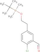 5-(2-((tert-Butyldimethylsilyl)oxy)ethyl)-2-chlorobenzaldehyde