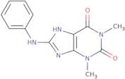 8-Anilino-1,3-dimethyl-3,7-dihydro-1H-purine-2,6-dione