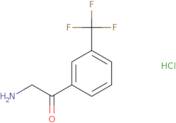 2-amino-1-(3-(trifluoromethyl)phenyl)ethanone hcl