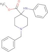 4-(Phenylamino]-1-benzyl-4-piperidinecarboxylic Acid Methyl Ester