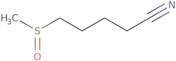 5-Methanesulfinylpentanenitrile