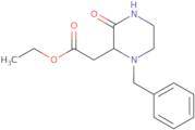 Ethyl 2-(1-benzyl-3-oxopiperazin-2-yl)acetate