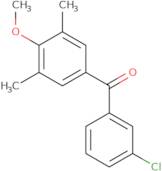 3-Chloro-3',5'-dimethyl-4'-methoxybenzophenone