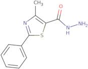 4-Methyl-2-phenylthiazole-5-carboxylic acid hydrazide