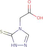 2-(3-Sulfanyl-4H-1,2,4-triazol-4-yl)acetic acid