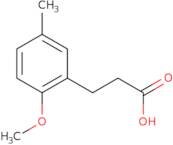 3-(2-Methoxy-5-methylphenyl)propanoic acid