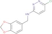 N-(Benzo[D][1,3]dioxol-5-ylmethyl)-6-chloropyridazin-3-amine