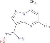 N'-Hydroxy-5,7-dimethylpyrazolo[1,5-a]pyrimidine-3-carboximidamide