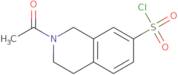 2-acetyl-1,2,3,4-tetrahydroisoquinoline-7-sulfonyl chloride