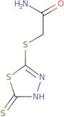 2-[(5-Sulfanyl-1,3,4-thiadiazol-2-yl)sulfanyl]acetamide