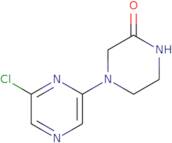 4-(6-Chloro-2-pyrazinyl)-2-piperazinone